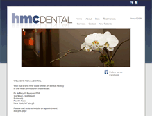 Tablet Screenshot of hmc-dental.com